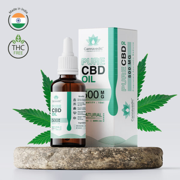 Cannavedic Pure CBD Oil Natural 500mg - 10ml