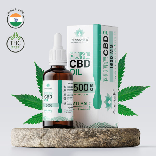 Cannavedic Pure CBD Oil Natural 1500mg - 30ml