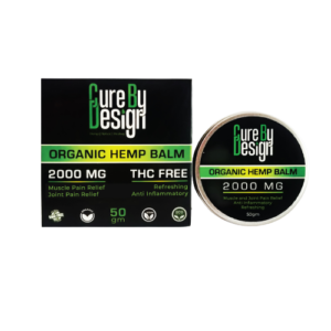 Cure By Design Organic Hemp Balm 2000mg CBD 50gm