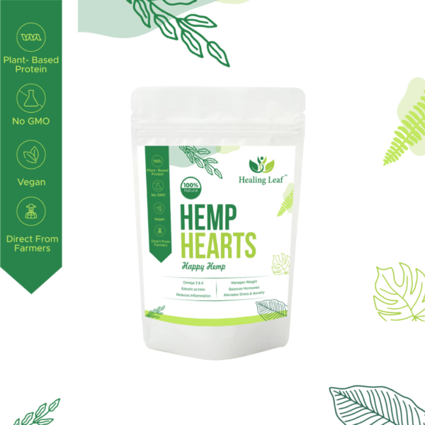Healing Leaf Hemp Hearts – Humans (250 Gm)