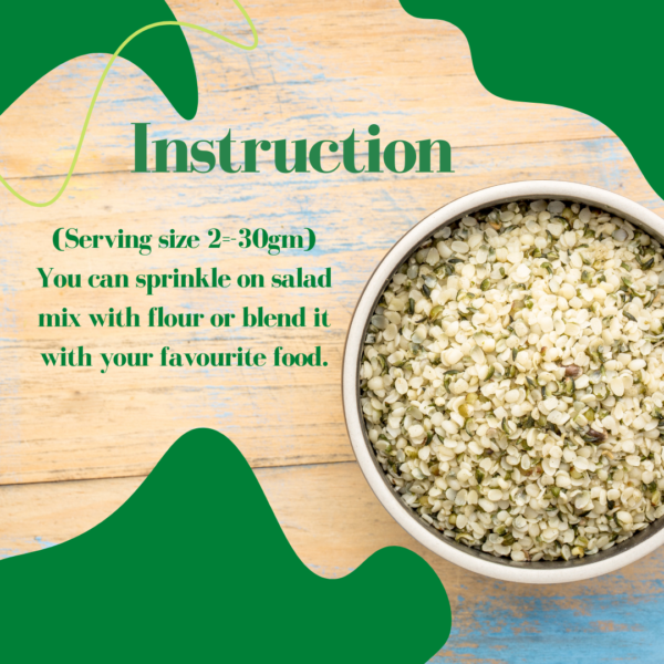 Healing Leaf Hemp Hearts – Humans Instuction