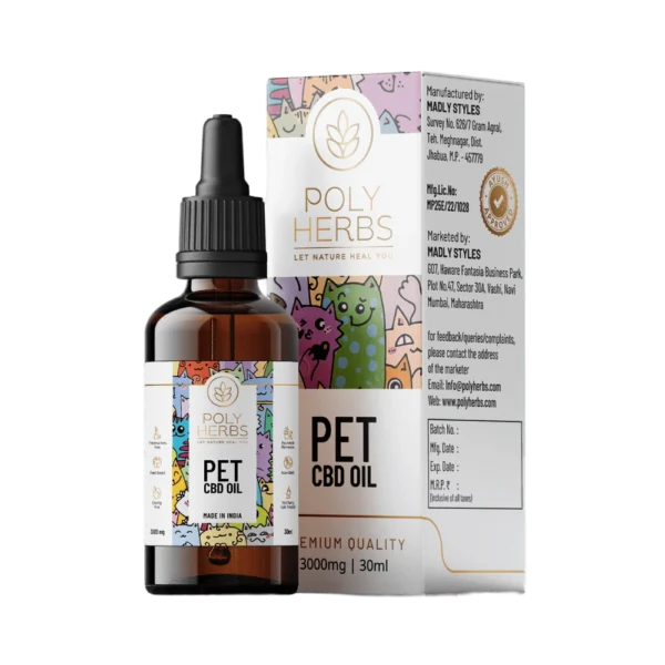 PolyHerbs CBD Oil For Pets 3000mg