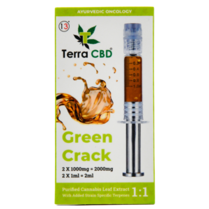 TERRA CBD: FULL SPECTRUM CANNABIS EXTRACT - 1:1 - GREEN CRACK - 2 GRAMS