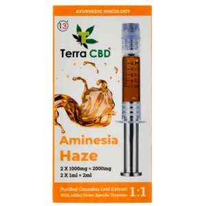 TERRA CBD: FULL SPECTRUM CANNABIS EXTRACT - 1:1 - AMNESIA HAZE - 2 GRAMS