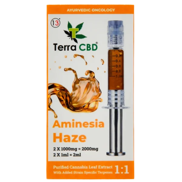 TERRA CBD: FULL SPECTRUM CANNABIS EXTRACT - 1:1 - AMNESIA HAZE - 2 GRAMS