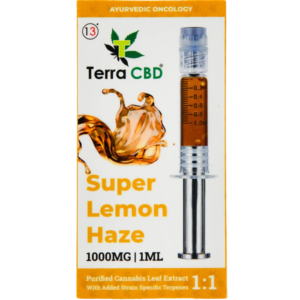 TERRA CBD: FULL SPECTRUM CANNABIS EXTRACT - 1:1 - SUPER LEMON HAZE - 1 GRAM
