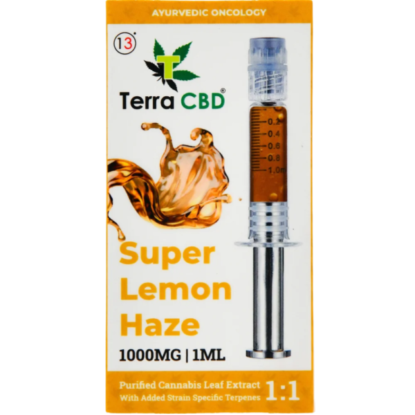 TERRA CBD: FULL SPECTRUM CANNABIS EXTRACT - 1:1 - SUPER LEMON HAZE - 1 GRAM