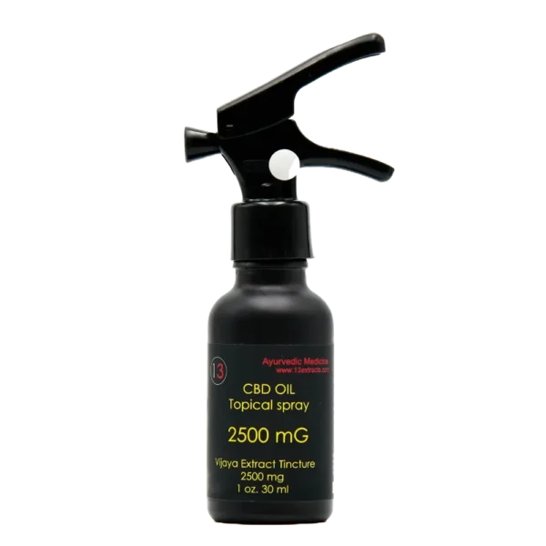 13 EXTRACTS: CBD TOPICAL SPRAY 2500 MG - 30 ml