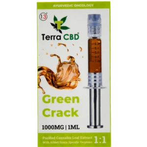 TERRA CBD: FULL SPECTRUM CANNABIS EXTRACT - 1:1 - GREEN CRACK - 1 GRAM