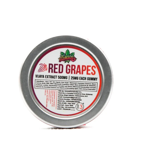 Canna Gummies Red Grapes 500mg