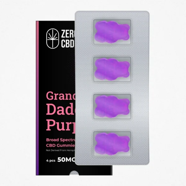 Spectrum CBD Gummies - Grand Daddy Purple Flavoured