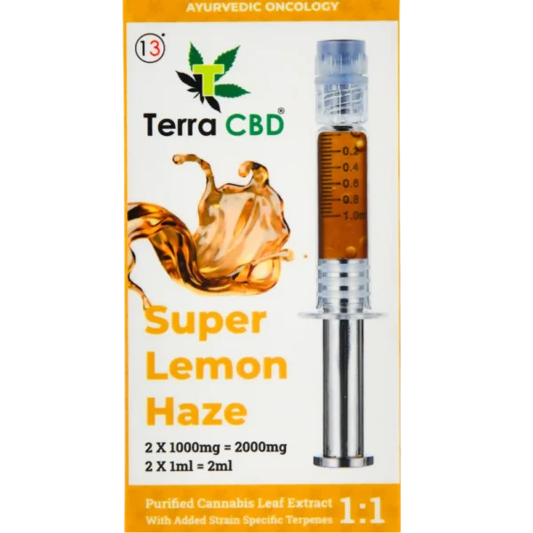 TERRA CBD: FULL SPECTRUM CANNABIS EXTRACT - 1:1 - SUPER LEMON HAZE - 2 GRAMS