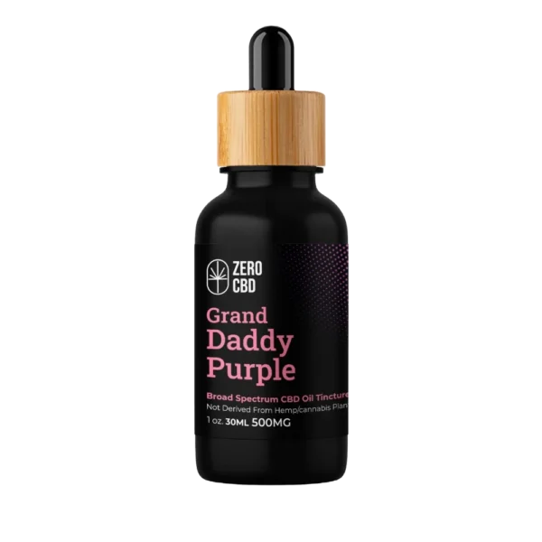 BROAD SPECTRUM CBD TINCTURE-GRAND DADDY PURPLE 500 MG - 30 ml