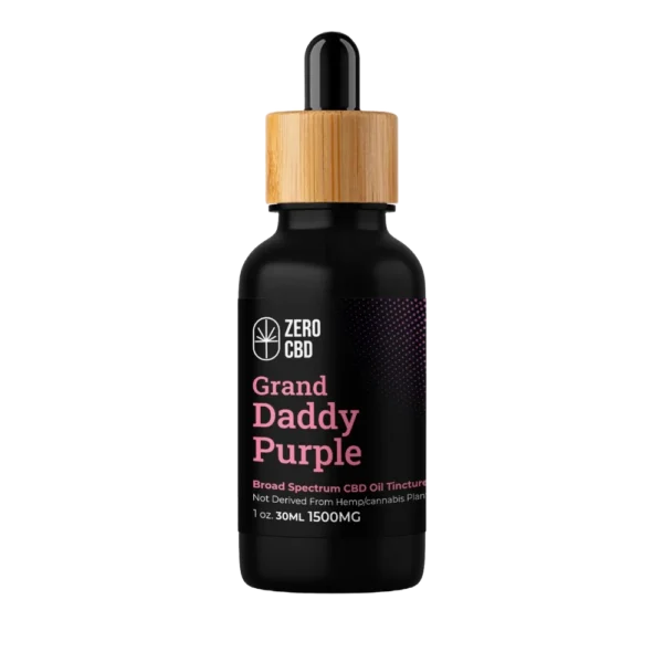 BROAD SPECTRUM CBD TINCTURE-GRAND DADDY PURPLE 1500 MG - 30 ml