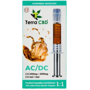 TERRA CBD: FULL SPECTRUM CANNABIS EXTRACT - 1:1 - AC/DC - 2 GRAMS